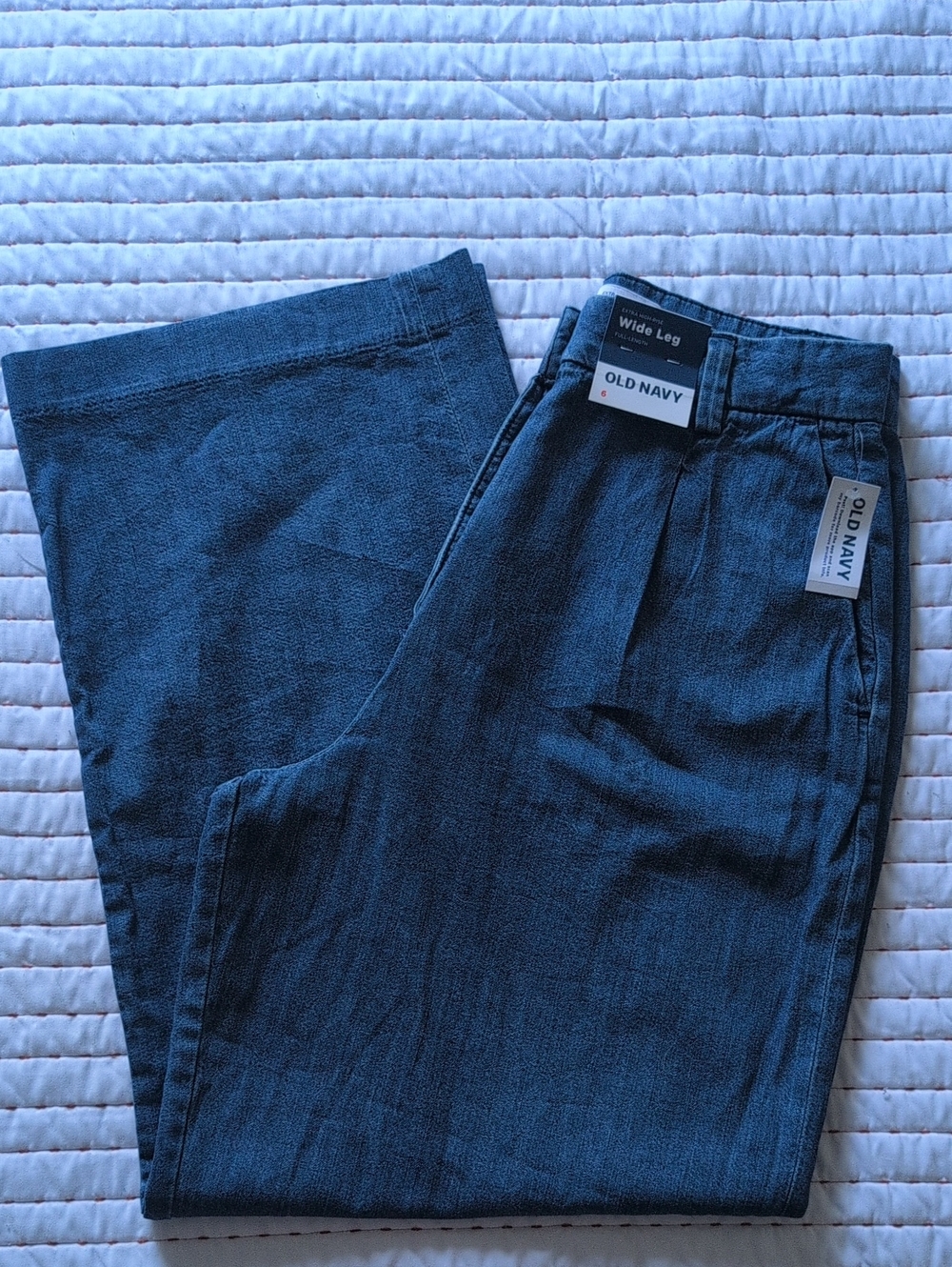 Old Navy Blue Wide-Leg Jeans